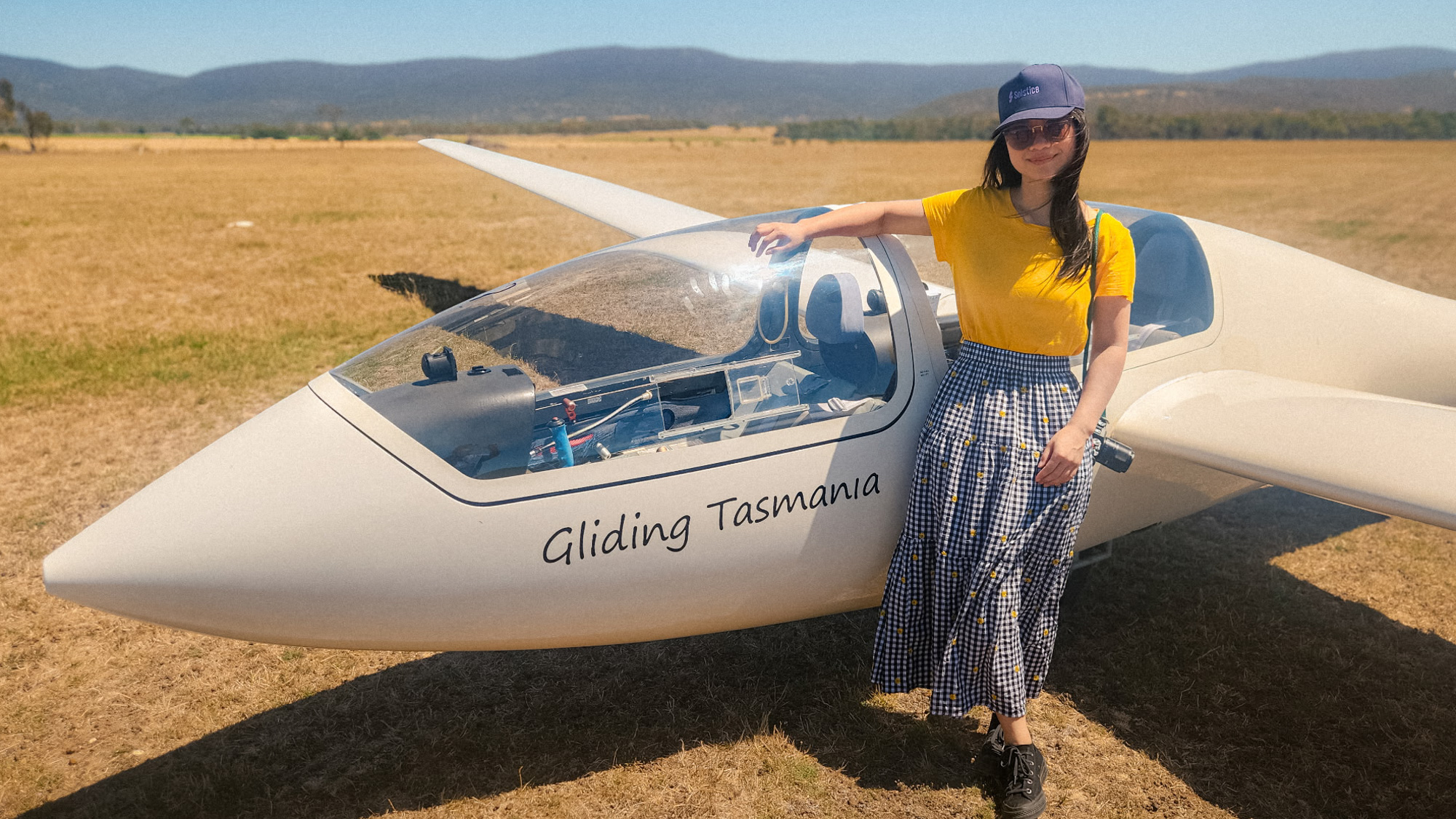 Glider at Tunbridge Airfield